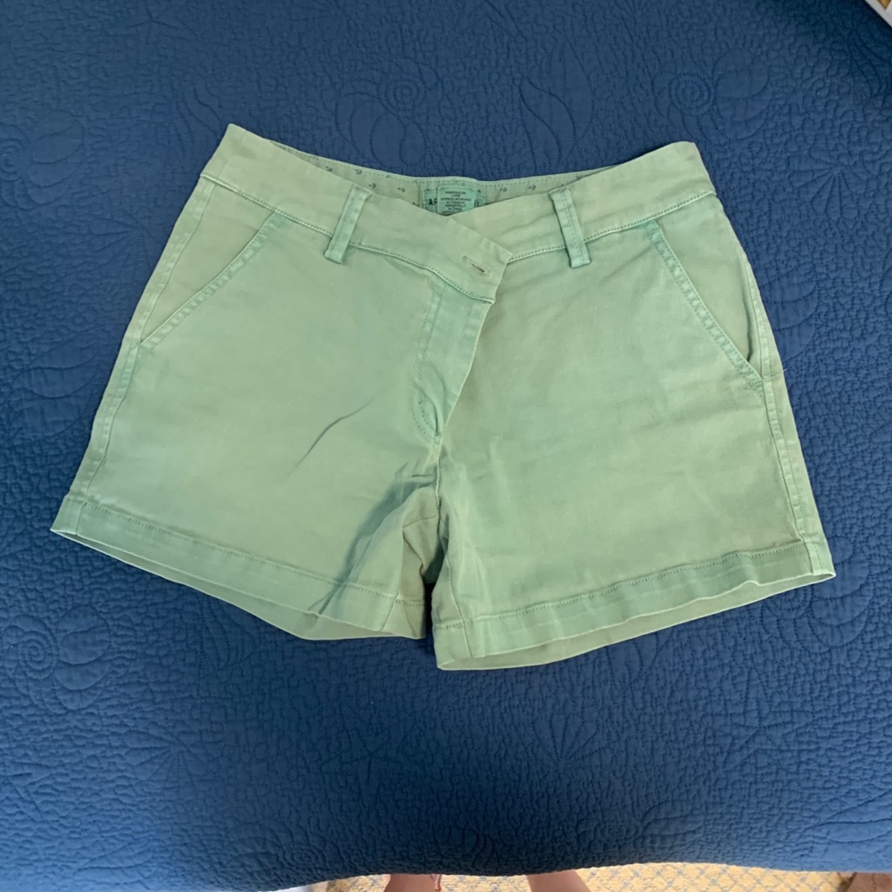 Teal khaki shorts